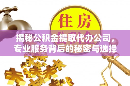 曲阳揭秘公积金提取代办公司，专业服务背后的秘密与选择指南